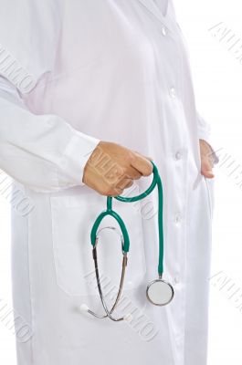 anonymous doctor whit stethoscope