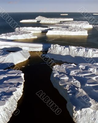 tongue of icebergs