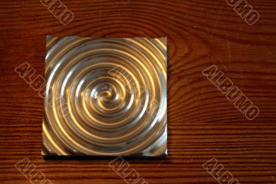 Labyrinth, aluminium circle