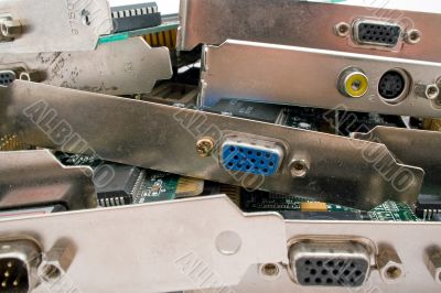 heap of old videoadapters
