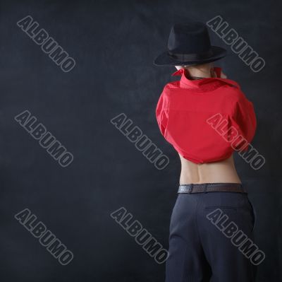 red shirt