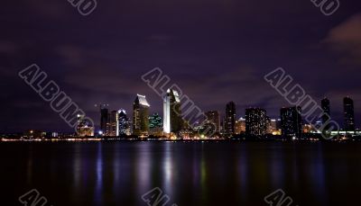 San Diego by night