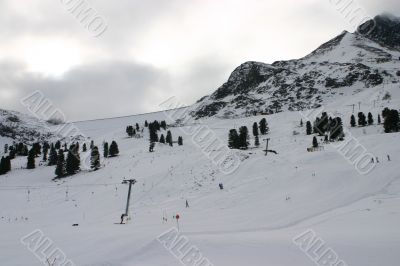 Cloudy day in the mountains