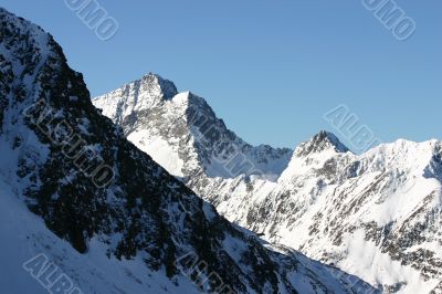 Snowy peaks Snowy peaks