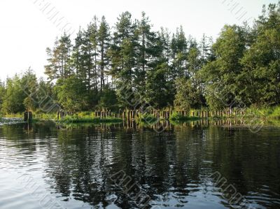 old ruined bridge