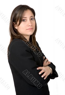 business woman with arms crossed