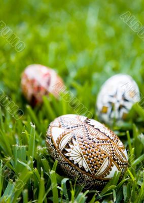 Three Easter Eggs Three Easter Eggs