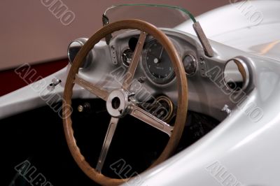 Mercedes SL Oldtimer Cockpit - racing car