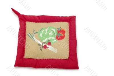 Kitchen glove on white