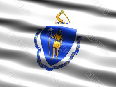 Flag of the state of Massachusetts