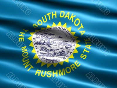 Flag of the state of South Dakota