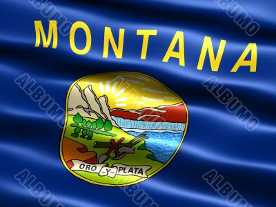 Flag of the state of Montana