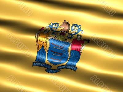 Flag of the state of New Jersey