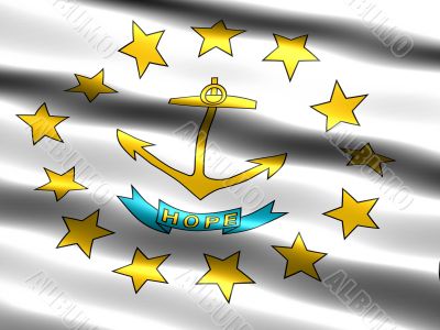 Flag of the state of Rhode IslandRhode Island