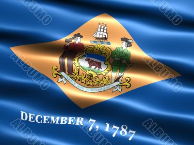 Flag of the state of Delaware