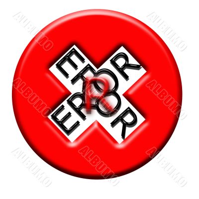 error button