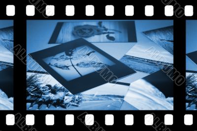 Photo Album with copy space