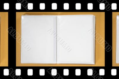 Photo Album with copy space
