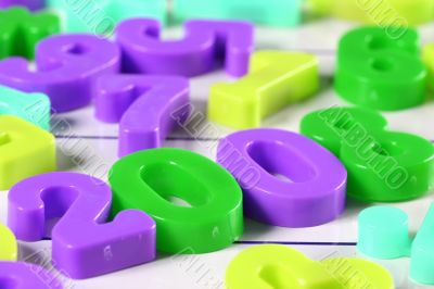 Close-up of numbers !