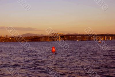 Western high rise, SR-520 floating bridge