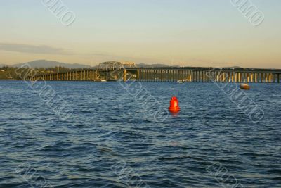 Western high rise, SR-520 floating bridge