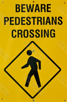 Pedestrian Crossing sign
