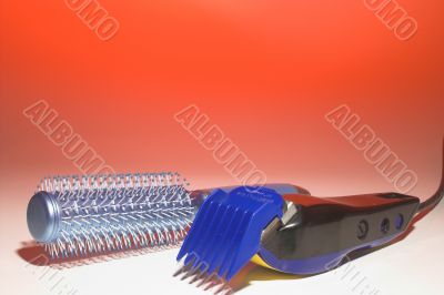 Hairbrush and Cutting Shears Hairbrush and Cutting Shears