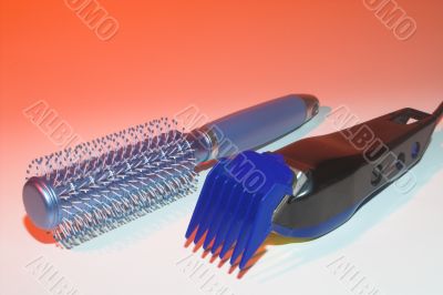 Hairbrush and Cutting Shears