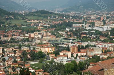 Aerial city view