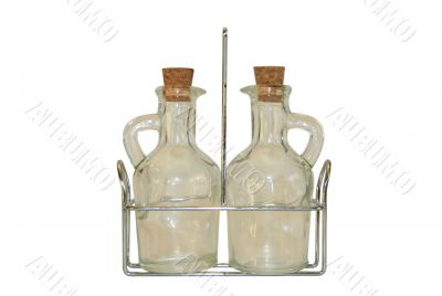 Two small decanters Two small decanters