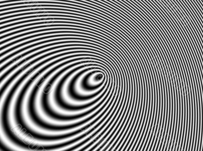 black and white warp
