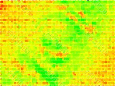 yellow and close colours abstract