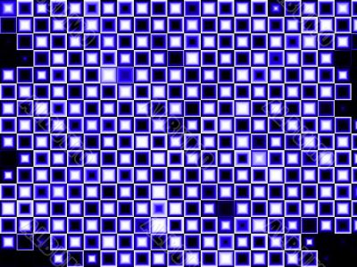 Indigo, and blue abstract  squares