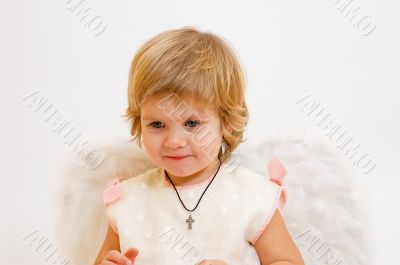 little angel girl