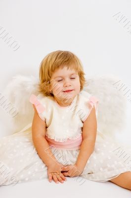 little angel girl