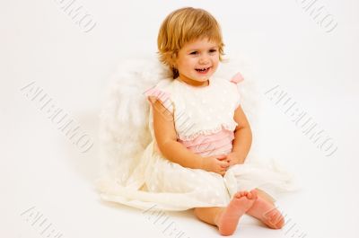 little angel girl