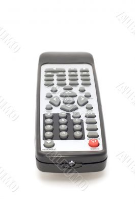TV remote control on white
