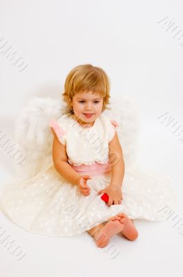 little angel girl