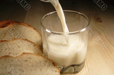 Milk and bread