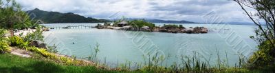 Panorama view coast Brazil