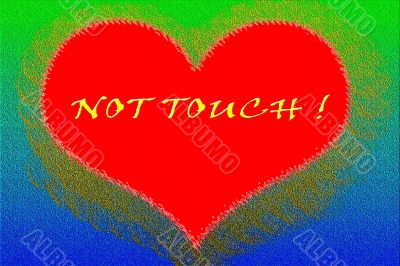 abstract scene heart