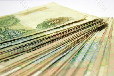 the pile paper bills