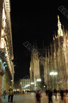 Night life in Milan