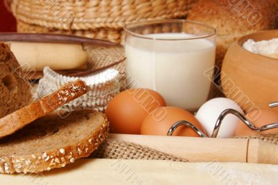 Baking ingredients preparation