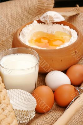 Baking ingredients preparation