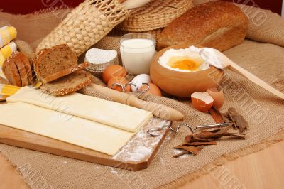 Baking ingredients preparation