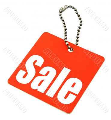 Sale tag isolated