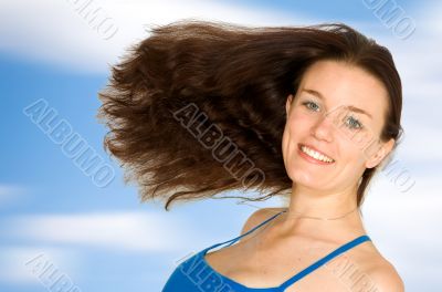 beautiful and fresh female portrait