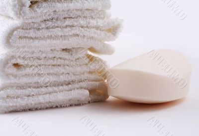 Towels and soap