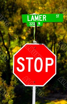 Lamer Way Stop Sign